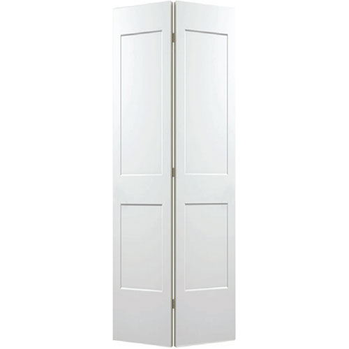 2 Panel Shaker Bifold Slab Door Builder Supply Outlet