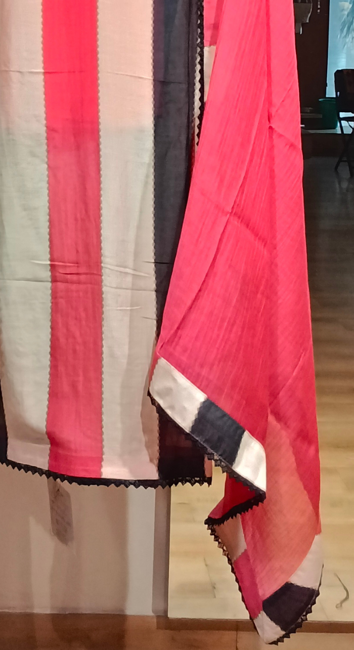 Afsana Semi-Stitched Cotton Suit
