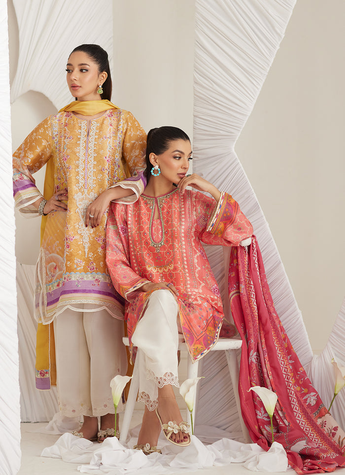 Anima Mustard Shirt and Dupatta