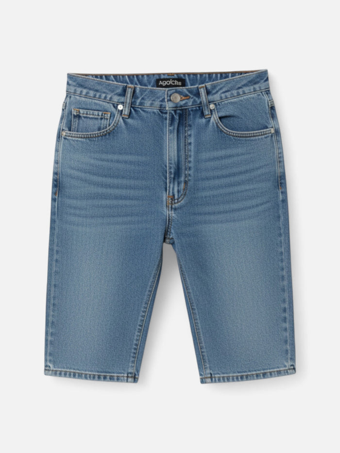 Bermuda Gotcha Blue Denim Slim Celeste