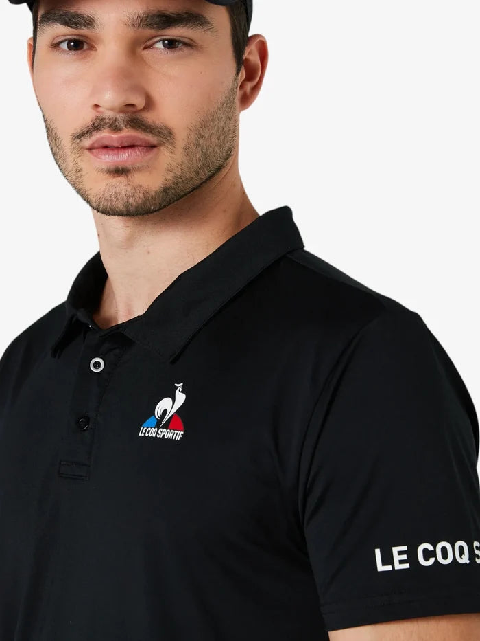 Chomba Le Coq Sportif Tennis Polo Negro Azul