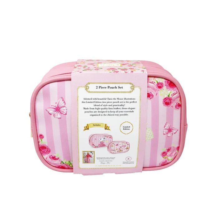 Claris the Chicest Mouse Cosmetic Pouch- Petite Maison Kids