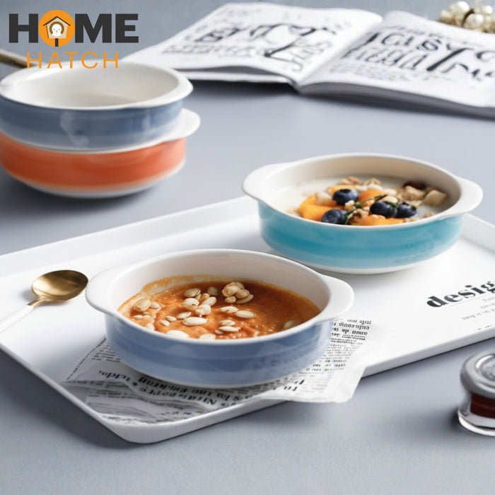 Danny Home 6-Piece Multicolor Ceramic Bowl Set – Soup & Snack Serveware – Home Hatch Pakistan