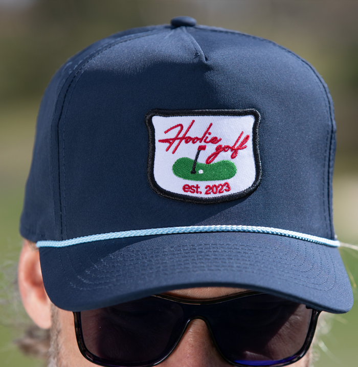 Hoolie's Iconic Men's Golf Hat Roper in Navy Blue