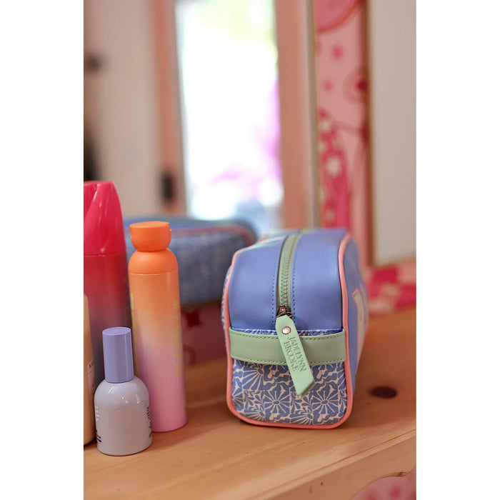 JLB - Handle Cosmetic Bag, ‘Baby' - Flo, Blue, Matcha, Coral.