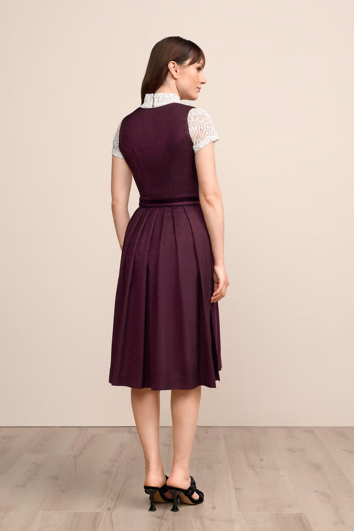 Kruger Long Dirndl 2pcs. 70cm "Cinja" maroon