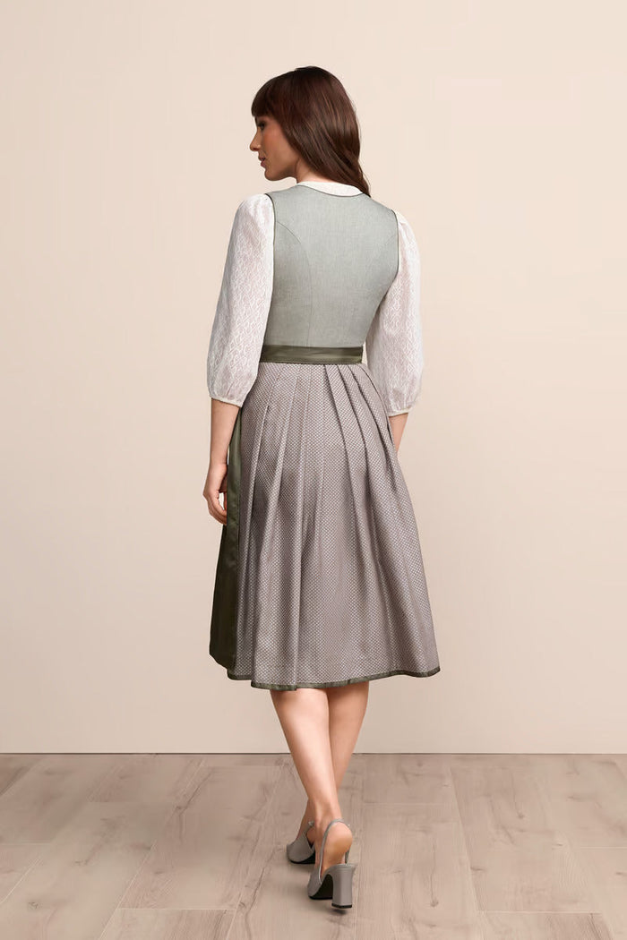 Kruger Long Dirndl 2pcs. 70cm "Maralda" green