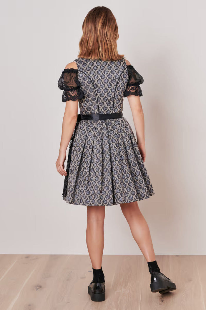 Kruger Mini Dirndl 2pcs. 50cm "Lonie" black