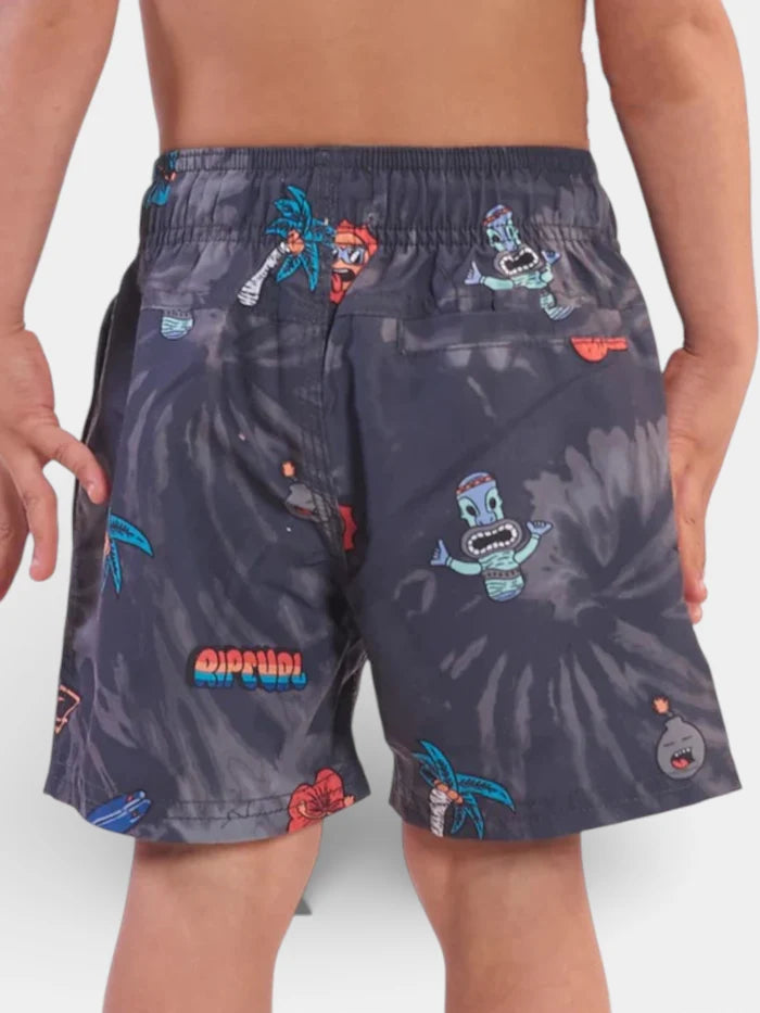 Malla Rip Curl Palm Batik 9 Niño Verde