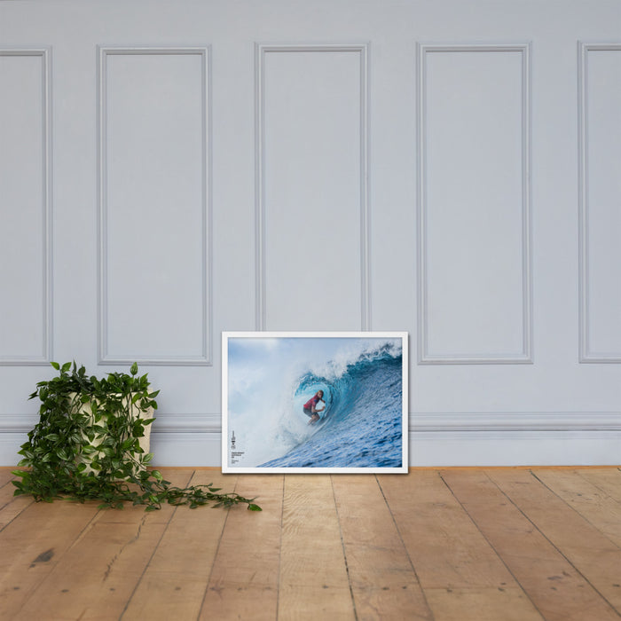 Owen Wright Poster (Framed): Tahiti, 2018