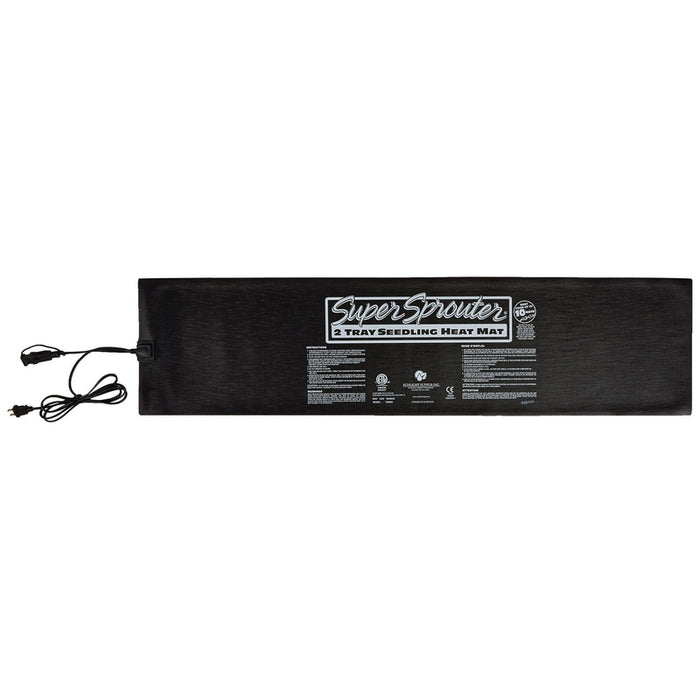 Super Sprouter® Seedling Heat Mat - 2 Tray 12"x48" Daisy Chainable