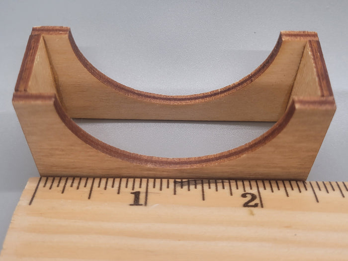 Wooden Barrel Display Stand - Large - Lager Wooden Barrel with Wood Holder