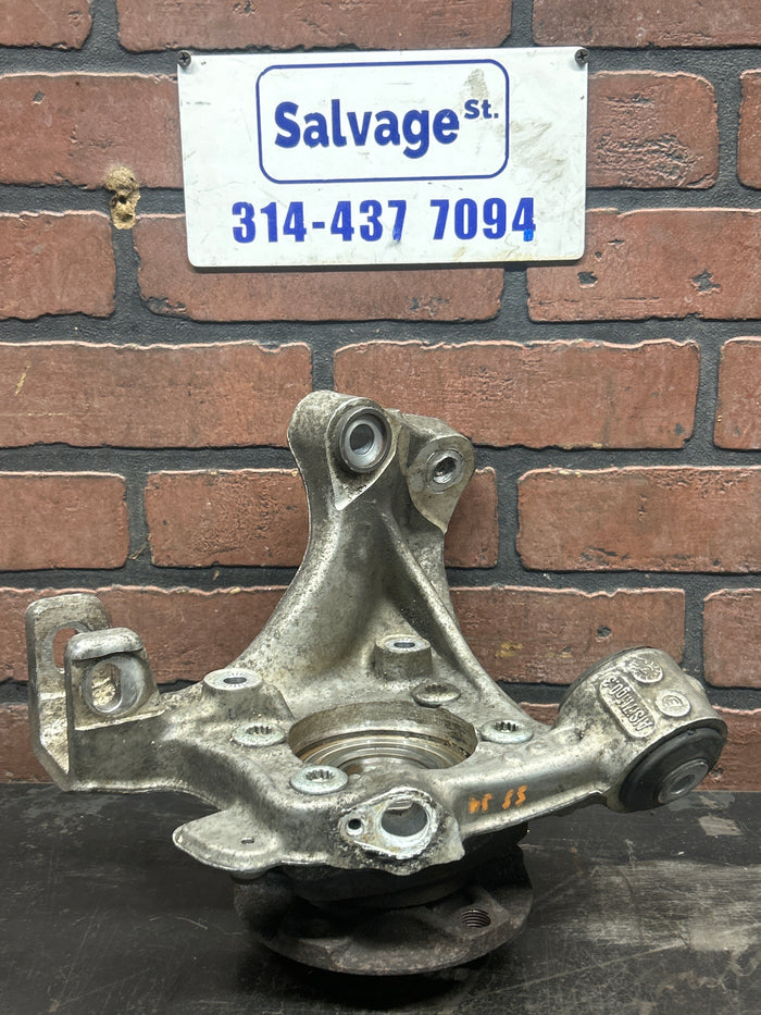 05-13 Audi A4 S4 Wheel Bearing Housing Knuckle Spindle Right Rear OEM 8E0505434A