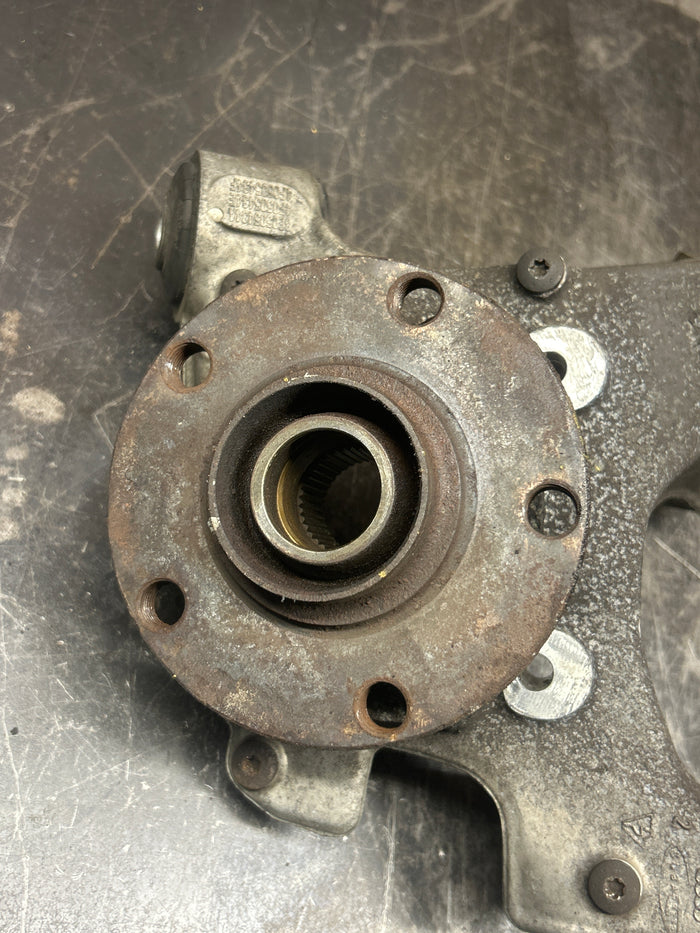 05-13 Audi A4 S4 Wheel Bearing Housing Knuckle Spindle Right Rear OEM 8E0505434A