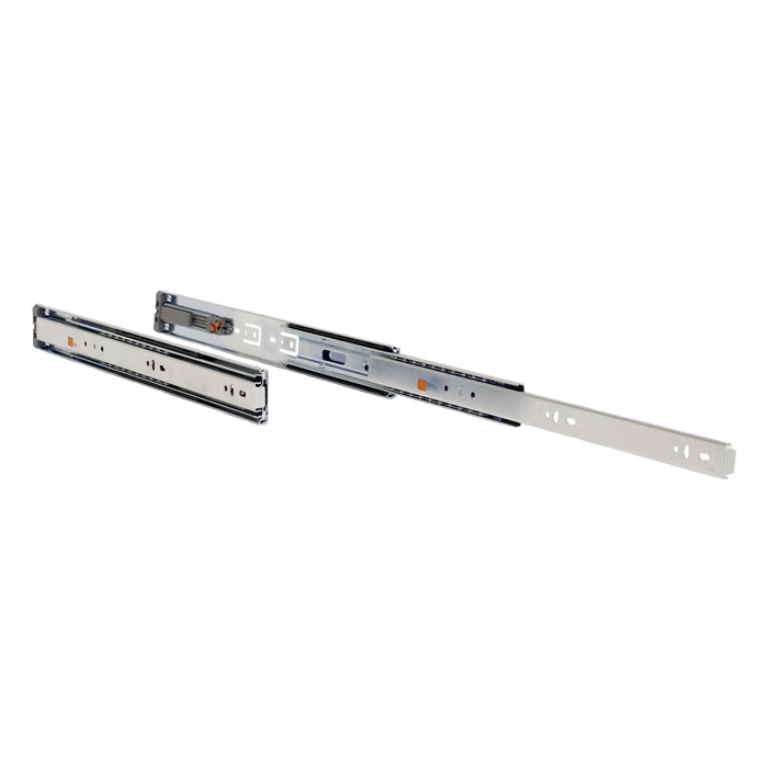 Pair of 16" 100 lbs. full extension soft close  drawer slides