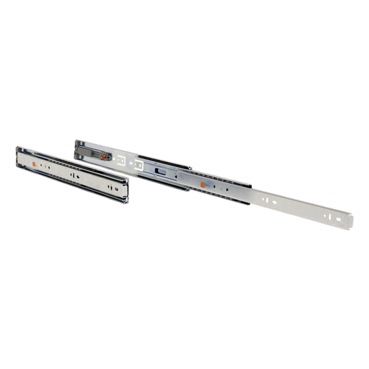 Pair of 16" 100 lbs. full extension soft close  drawer slides
