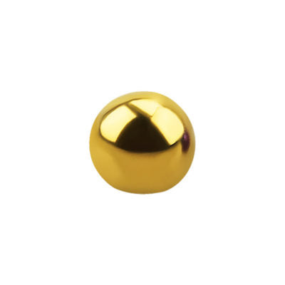 16g Gold Externally Threaded Ball 2mm / Surgical Steel / Gold Externally Threaded