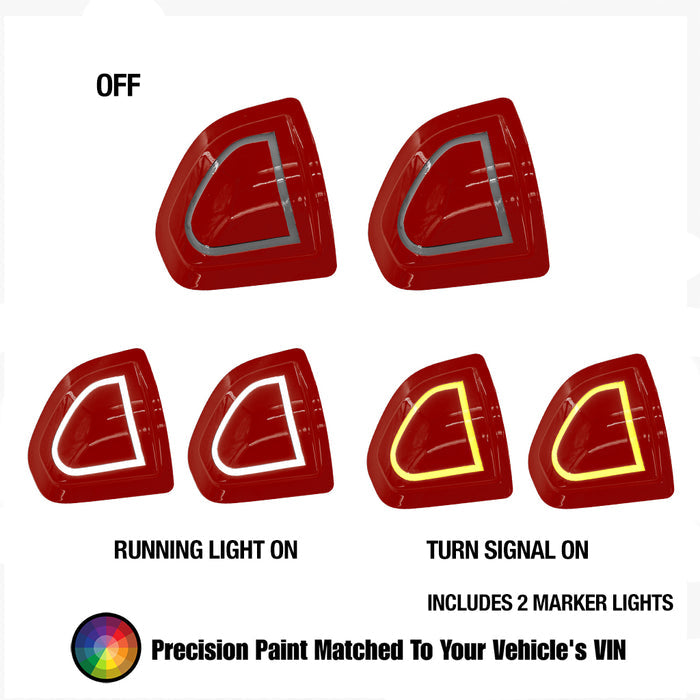 2009-2024 Dodge Ram LED Switchback Tow Mirror Marker Lights