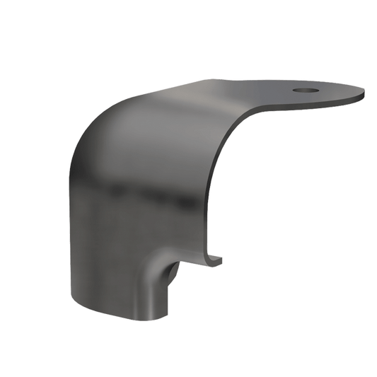 3/4" Panel Notched 2 leg Cabinet Corner with lip