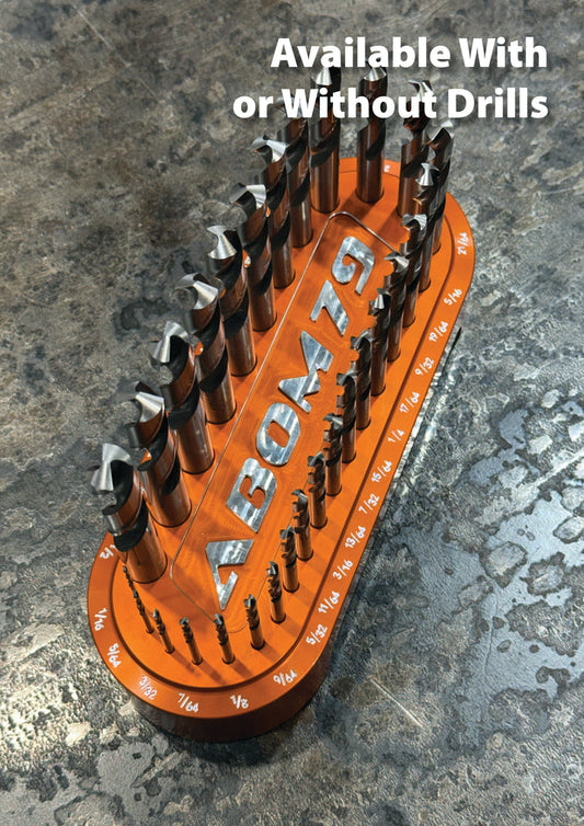 Abom Original Drill Index - Post Engraved - Orange