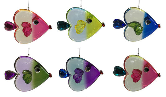 Acrylic Heart Fish