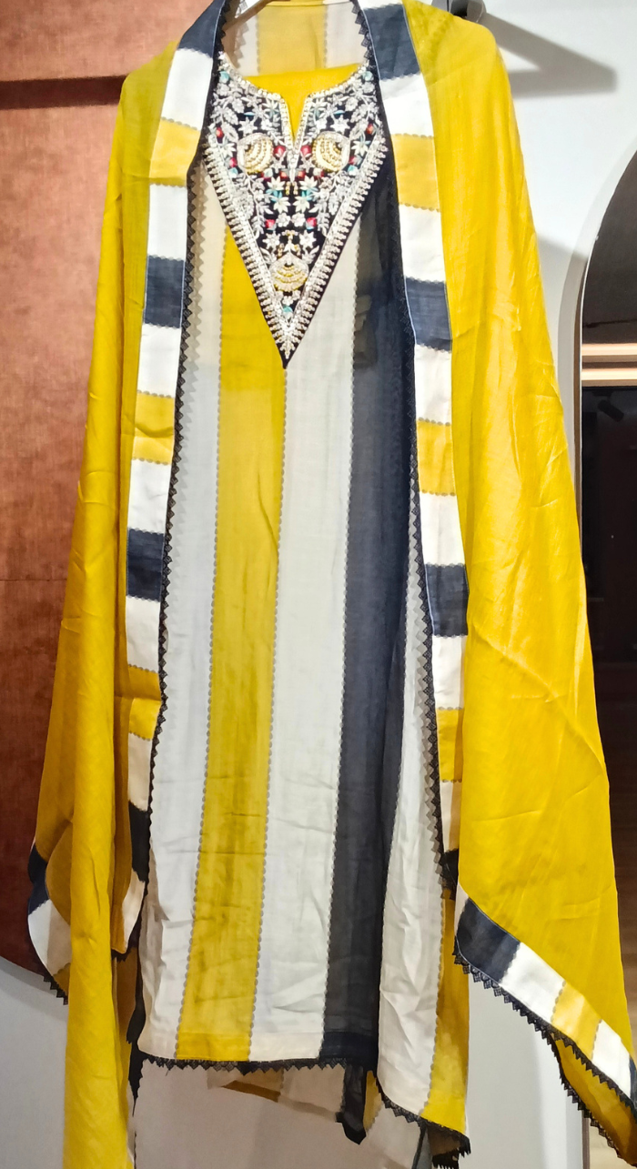 Afsana Semi-Stitched Cotton Suit