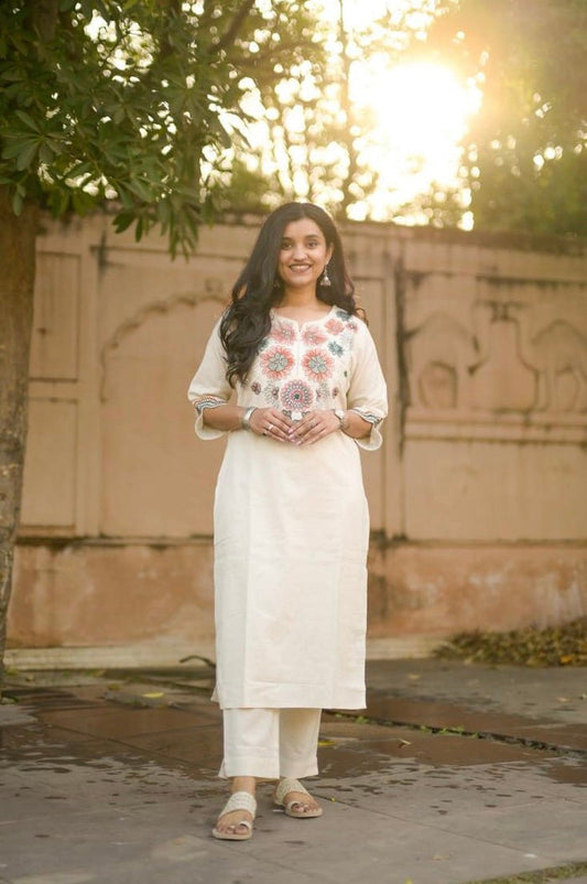 Ahaana Embroidered Pant Set