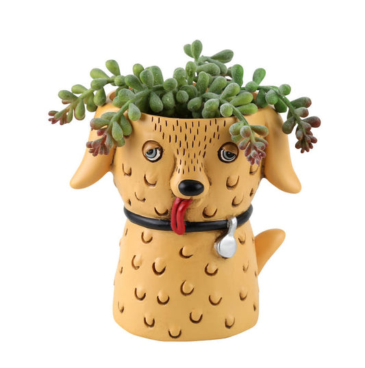Allen Designs Planter - Baby Goldie Tall Dog