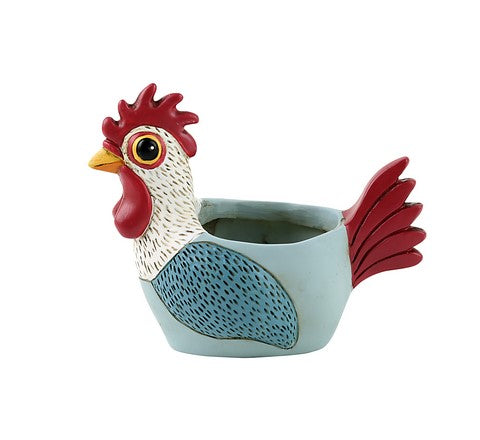 Allen Designs Planter - Baby Rooster - Light Blue