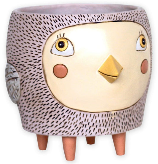 Allen Designs Planter - Birdie - Salmon