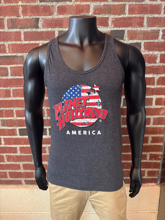 America Patriotic Men's Tank Top
