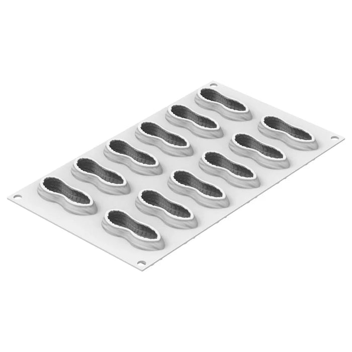 Arachide "Peanut" Silicone Mold w/cutter - 12 Forms