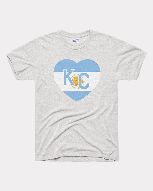 Argentina KC Heart Ash T-Shirt