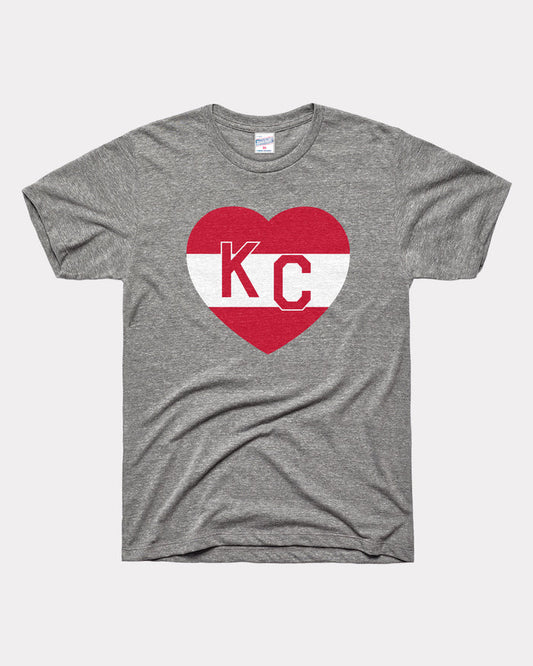 Austria KC Heart Vintage Grey T-Shirt