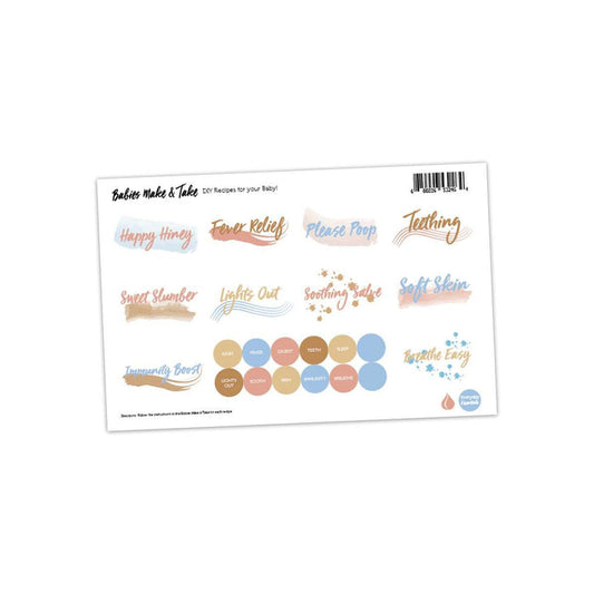 Babies Labels & Lid Stickers at Your Oil Tools