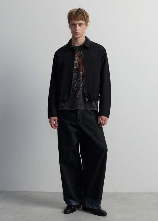 BELTED HEM SUITING JACKET