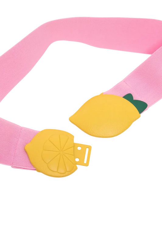 BLUTSGESCHWISTER RIEM limonello love, pink belt