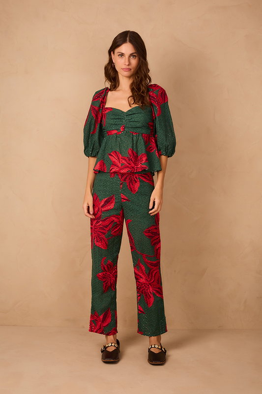 Botanic Print Laise Pants_1