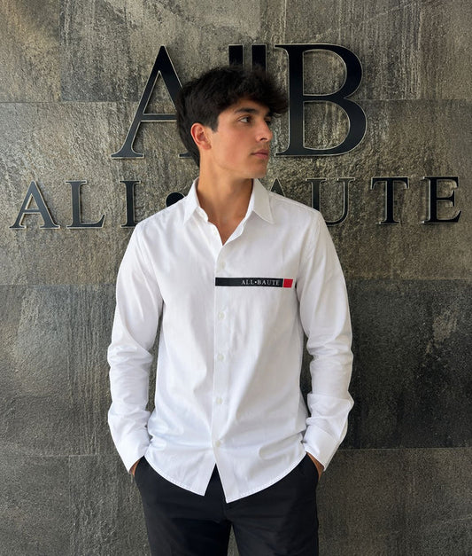 Camisa en algodón manga larga