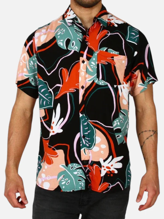 Camisa Gotcha Goolwa Negro