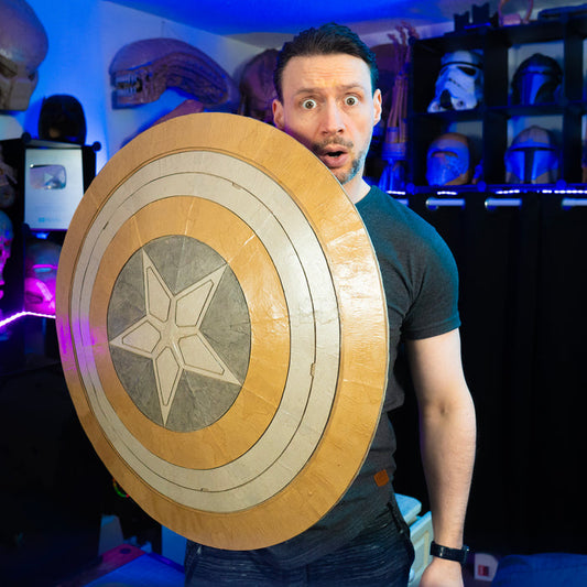 Captain Shield TEMPLATES for cardboard DIY