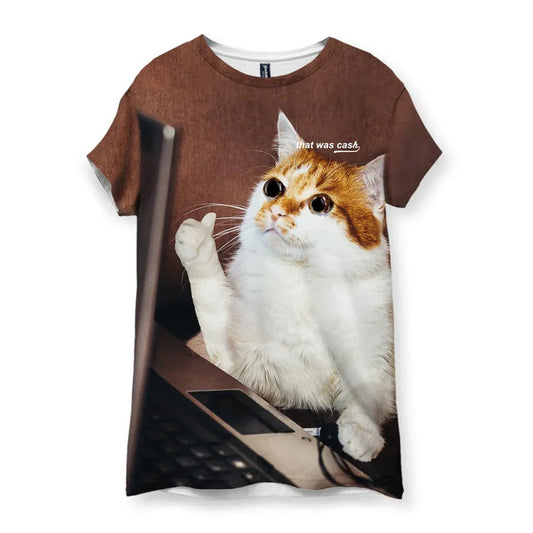 A photorealistic marmalade orange and snowy white tabby cat stares blankly from behind a charcoal grey laptop, offering a distinct thumbs-up. Contact us with accessibility feedback, we'd love to help!