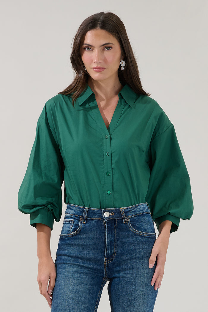 Chalet Button Down Top