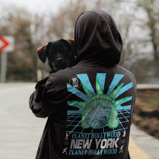 Charcoal Hooded Liberty Crown Sweatshirt