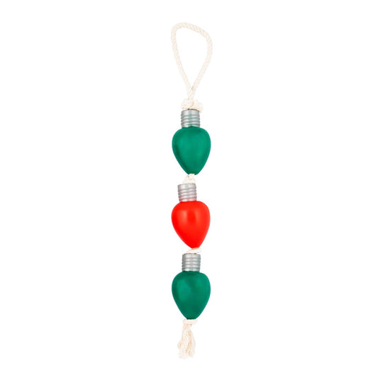 Christmas Lights Green Dog Toy | Poundstretcher  340662-GREEN