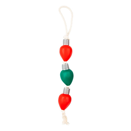 Christmas Lights Red Dog Toy | Poundstretcher  340662-RED