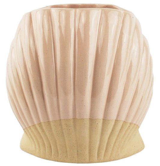 Clam Shell Planter - Pink