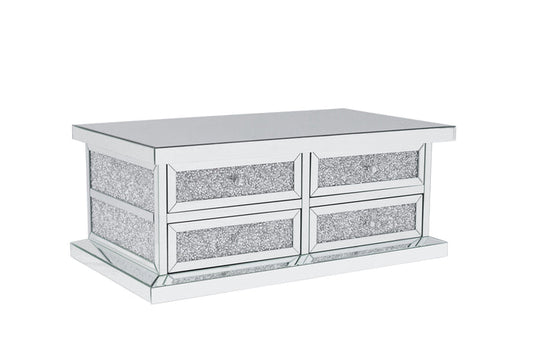 CLEARANCE!  8 Drawers Coffee Table with Crushed Diamonds