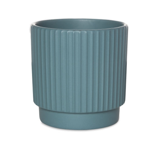 Conner Cover Pot - Island Teal
