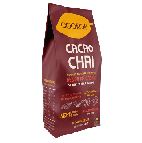 COOKOA | Cacao Chai (Versão Masala Indiana - Low Carb 300 gramas)